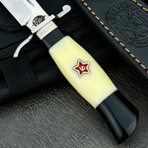 Couteau fixe de survie et de camping en plein air, lame en acier 440C et manche en résine, couteau EDC pour légumes et fruits, outil portable quotidien OEM. - Product Image 4