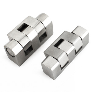 Charnières en acier inoxydable moulées avec précision K134, composants essentiels robustes pour armoires de contrôle industrielles, fabriquées par machine CNC - Product Image 1