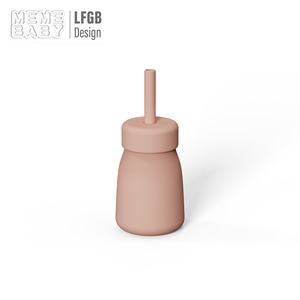 El <span class=keywords><strong>mejor</strong></span> regalo, botellas de agua de silicona a prueba de fugas para bebés, taza de agua, vajilla, comedor moderno para niños, botella para beber para bebés - Product Image 5