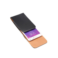Étui vertical universel en cuir pour iPhone 16 16 Pro Max Samsung S24 Ultra S23