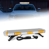 Barre lumineuse LED TIR mini slim de 30 pouces, ambre, bleu, rouge, vert, blanc froid, lampe d'avertissement pour la modification