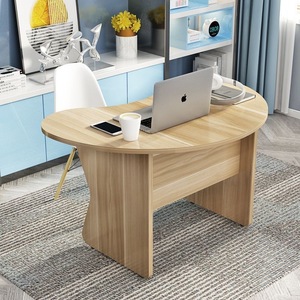 Escritorio <span class=keywords><strong>de</strong></span> Oficina Moderno <span class=keywords><strong>de</strong></span> Madera con Forma <span class=keywords><strong>de</strong></span> Luna para Diagnóstico Médico, Tratamiento Veterinario, Consultoría Psicológica y Uso Comercial - Product Image 6