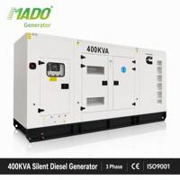Générateur électrique diesel silencieux d'origine Guangzhou 400 kVA 320 kW, 200 kW, 300 kW, 500 kW, 600 kW pour hôtel