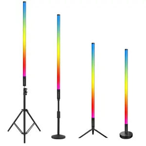 2024 T8 sự nắm ánh sáng RGB ống đầy màu sắc có thể sạc lại 18 Wát TL-130 giá rẻ giá hoạt động đám cưới khiêu vũ ánh sáng