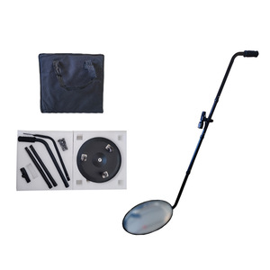 Car Inspection Mirror Telescopic With Led Light For Automotive Repair And Foreign Object Detection Wheel Convex View - Product Image 1