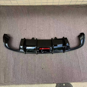 Difusor Trasero con Aspecto de Fibra de Carbono para Audi A5 S5 B9 Sline 2017 2018 2019, Color Negro Brillante, Alerón Trasero - Product Image 2