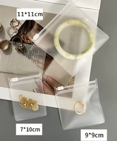 Emballage de bijoux en EVA sérigraphié avec logo personnalisé Colliers à fermeture éclair en PVC Bagues Boucles d'oreilles Étui à lunettes