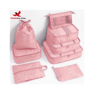 Sacs de rangement étanches pour voyage, 8 pièces, sacs organisateurs de voyage grande capacité, sacs de rangement pour bagages, sacs de voyage - Product Image 1