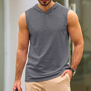 Sweat à capuche pour homme en molleton 100% coton, qualité supérieure, coupe classique, teinture unie numérique, pour la salle de sport, hiver - Product Image 4