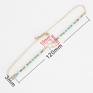 Bracelets en perles de rocaille dorées style bohème avec breloque étoile, faits à la main, tressés, ajustables, empilables, bracelets d'amitié, bijoux d'été pour femmes - Product Image 5