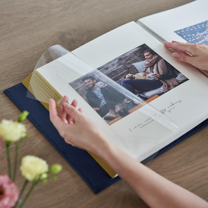 Album <span class=keywords><strong>photo</strong></span> <span class=keywords><strong>professionnel</strong></span> à couverture rigide et autocollante à pochette personnalisée à plat avec boîte coulissante pour photomaton - Product Image 2