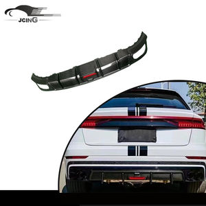 Difusor de parachoques trasero de fibra de carbono con LED para <span class=keywords><strong>Audi</strong></span> Q8 Sport <span class=keywords><strong>SQ8</strong></span> <span class=keywords><strong>2022</strong></span> - Product Image 1