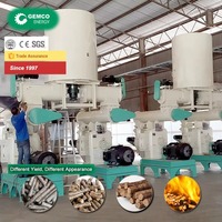 Ligne de production de granulés authentique pour la fabrication de granulés de sciure et de paille pour combustible de chaudière
