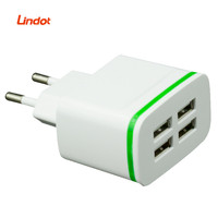 Orijinal 15 Pro Max 4-Port USB Şarj Cihazı, LED Göstergeli Hızlı Şarj, AB/ABD Fişi, Aşırı Şarj Koruması