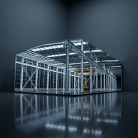Almacenes Prefabricados de Estructura de Acero Pesado Q235/Q355, Marcos de Acero para Talleres de Construcción, Edificios Industriales y Oficinas