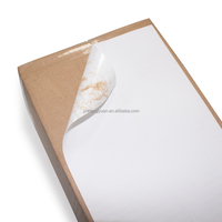 Papel Semibrillante de 80 g/m², 700 mm x 1000 mm, Etiqueta de Transferencia Térmica, Papel Autoadhesivo, Hoja de Etiquetas de 70 x 100 cm