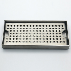 Sceau à glaçons personnalisé en laiton pour entreprise, avec logo, pour bar à glaçons, avec support de drainage - Product Image 3