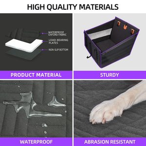 Nueva Funda Protectora de Asiento Delantero para Coche, Acolchada con Malla de Diamantes, Resistente, para Mascotas, Hamaca de Viaje para Perros, Cojín para Asiento de Copiloto - Product Image 5