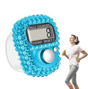 Vente flash : petit compteur de clics à doigt avec strass, compteur numérique LED électronique portable, compteur de clics à doigt - Product Image 4