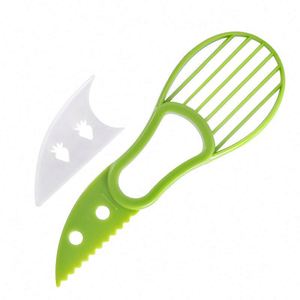 Eco-Friendly Plastic Avocado Knife <b>Cutter</b> Safe Home and Kitchen Gadgets for Daily Use <b>Vegetable</b> Slicer - Product Image 6