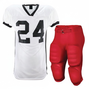 Uniforme de fútbol americano de diseño único de fabricante popular llano de precio de fábrica de talla grande en todos los colores - Product Image 1