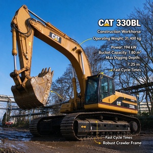 รถขุดตีนตะขาบ Caterpillar 330BL มือสอง ขนาด 30 ตัน รถขุดขนาดใหญ่ มือสอง ของแท้จาก Cat ในเซี่ยงไฮ้ - Product Image 1