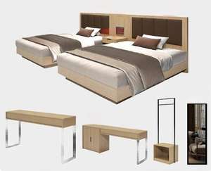 Set Completi per Camere Standard di Hotel, B&B, Locande, Camere per Ospiti, Letti <span class=keywords><strong>Grandi</strong></span> Specifici per Appartamenti e Letti <span class=keywords><strong>Grandi</strong></span> Galleggianti per Hotel - Product Image 5