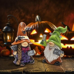 Witt escena de Halloween decoraciones bruja <span class=keywords><strong>duende</strong></span> estatua <span class=keywords><strong>Bar</strong></span> ventana bóveda Escape regalo artesanía de resina - Product Image 1