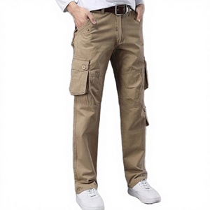 Pantalon de survêtement personnalisé 3Starsexperts pour homme, coupe droite, en coton et toile, poids moyen, idéal pour le fitness et les activités de plein air - Product Image 1