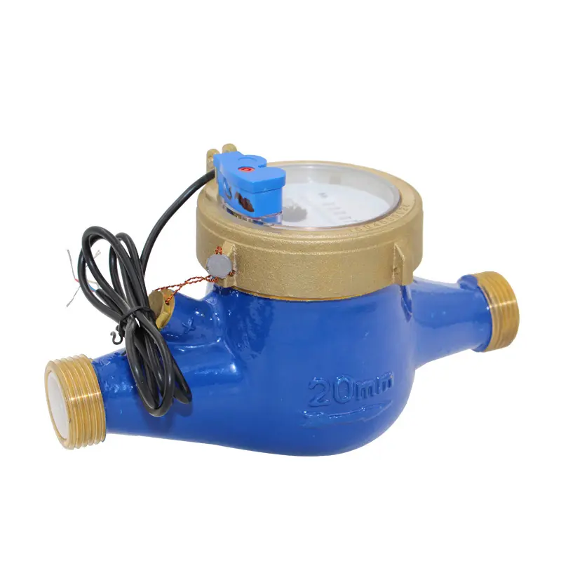 digital 15mm-50mm pulse water meter mechanism multi jet water flow meter china mechanical water meter with pulse Sensor price
