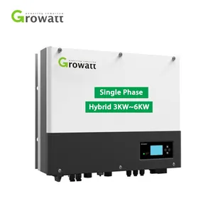 Growatt для гибридной солнечной системы инвертор 6 кВт однофазный домашний PV инвертор 3 кВт