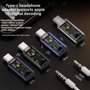 <span class=keywords><strong>Adaptateur</strong></span> audio USB C vers 3.5mm et <span class=keywords><strong>adaptateur</strong></span> de charge audio femelle vers type-c de 3.5mm pour écouteurs de microphone - Product Image 5