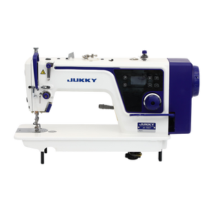 JK9807 High-Speed Lockstitch Industrial Sewing Machine Direct Drive Computerized Garments Leather JUKKY Dark Blue Color - Product Image 1