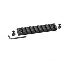 Plaque de Rail de Guidage Tactique en Métal Aluminium de 20mm, Écrou de Rail de Sécurité, Clé à Vis avec Jeu de Rotation de Sangle 3 5 7 9 11 13