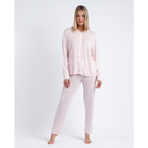 Admas ชุดนอนผ้าสแปนเด็กซ์คลาสสิก abiertal ชุดใส่นอนพิมพ์ลายระบายอากาศได้ดี - Product Image 1