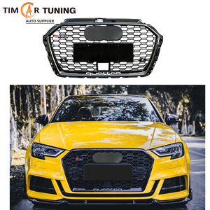 Griglia Stile ACC RS3 per <span class=keywords><strong>A3</strong></span>/<span class=keywords><strong>S3</strong></span> 8V.5 (2017-2020) Berlina/Hatchback, Griglia Anteriore OEM Nero Lucido/Cromata per <span class=keywords><strong>A3</strong></span> <span class=keywords><strong>S3</strong></span> 8V.5 Facelift - Product Image 1