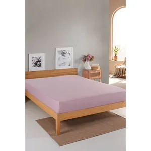 Drap-housse Karden Flower 100% coton, tissage uni, tailles simple et double - Product Image 6