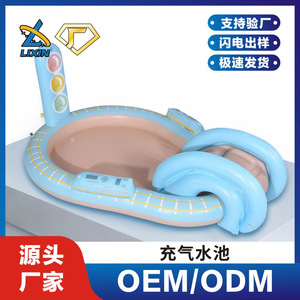Inflatable Water Play <b>Pool</b> For Kids Outdoor PVC Material With <b>Slide</b> And Ball Pit 100-500kg Capacity - Product Image 5