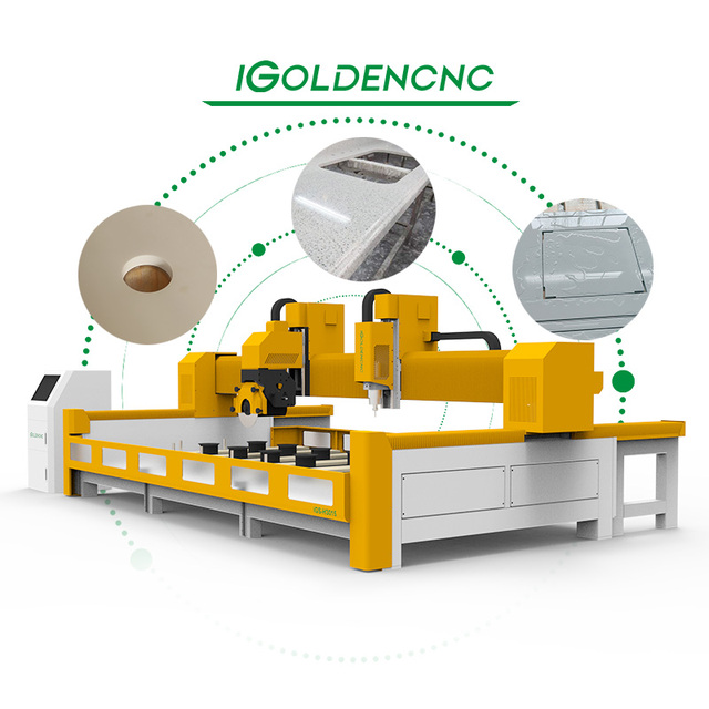 2 in 1 Stone Cutting and Edge Polishing Integrated Machine Marble Granite Edge Grinding Cutting All in One Factory Price