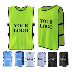 Chalecos Deportivos de Poliéster Personalizados de Fábrica con Logotipo, Venta al Por Mayor, Chalecos Promocionales para Equipos de Fútbol, Baloncesto y Maratón - Product Image 2