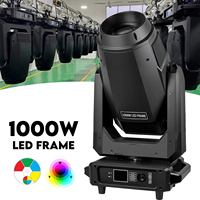 Projecteur de scène DMX512 RDM 1000W LED BSWF Beam Spot Wash Profile Framing CMY CTO à tête mobile pour théâtre, concert et spectacle