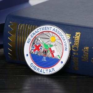 Moneda Conmemorativa de Aleación de Zinc Fundida a Medida, Medalla de Reconocimiento Oficial, Moneda Conmemorativa de Doble Cara - Product Image 4