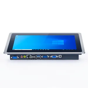 19-Inch Alumínio Rs232/485 Industrial fanless LCD Touch Screen Display Embutido Ip65 impermeável Industrial Monitor