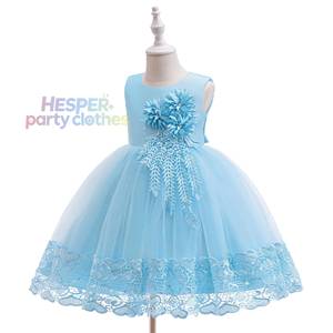 Vestido de Princesa de Hielo y Nieve HP para Niñas, Capa de Copo de Nieve, Tutú, Disfraz de Cosplay con Temática de Frozen, Ropa para Actuaciones en Escenario y Fiestas Infantiles - Product Image 1