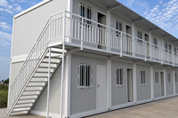 Maison préfabriquée modulaire en conteneur, pliable et portable, pour restaurant, garage ou entrepôt