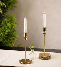 เชิงเทียนขัดเงาสำหรับตกแต่งบ้านและงานแต่งงานมีดีไซน์และรูปทรงตามสั่งโดย haameem impex - Product Image 5