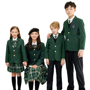 Uniformes de <span class=keywords><strong>Coro</strong></span> para Niños de Primaria Estilo Británico Personalizados FUYI, Conjuntos de Algodón para Otoño e Invierno, ODM - Product Image 5