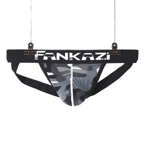 2023 Modelo Popular Tangas Imprimir Jockstrap Logotipo Personalizado Gay Sexy <span class=keywords><strong>Underwear</strong></span> - Product Image 4