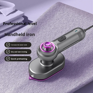 Mini plancha de vapor eléctrica portátil de mano, cepillo vaporizador para ropa, eliminación de arrugas en prendas. - Product Image 6