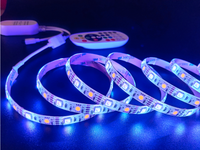 Bande lumineuse LED 5V RGBW avec reconnaissance sonore, musique, décoration de fête à domicile